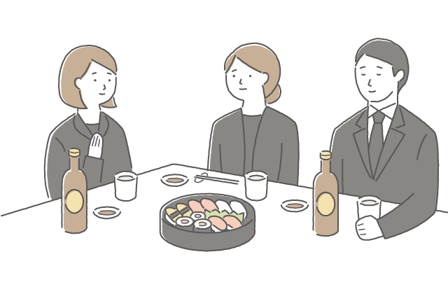 通夜ぶるまい